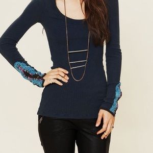 Free People fiesta cuff thermal